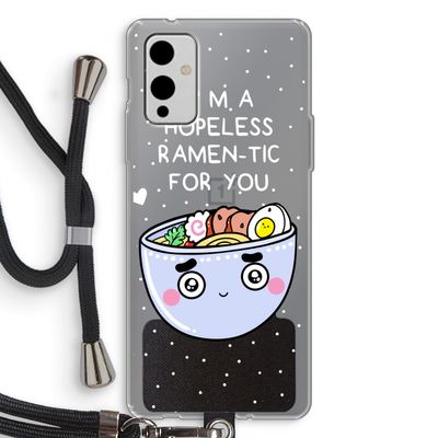 I'm A Hopeless Ramen-Tic For You: OnePlus 9 Transparant Hoesje met koord