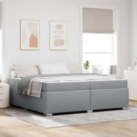 Bedframe Lichtgrijs 200 x 200 cm Stof