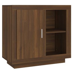 The Living Store Dressoir Bruin Eiken - 80 x 40 x 75 cm - Montage vereist