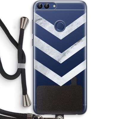 Marmeren pijlen: Huawei P Smart (2018) Transparant Hoesje met koord