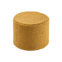 Wigiwama Poef Rond - Maple Teddy