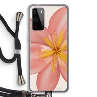 Pink Ellila Flower: OnePlus 9 Pro Transparant Hoesje met koord