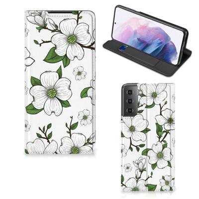 Samsung Galaxy S21 Plus Smart Cover Dogwood Flowers Samsung Galaxy S21 Plus Smart Cover Dogwood Flowers