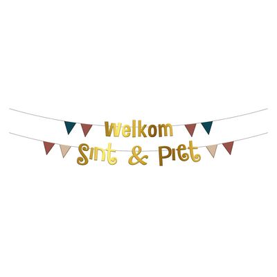 Folat BV Letterslinger welkom sint & piet