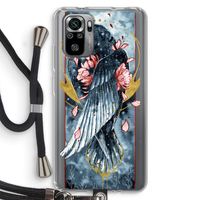 Golden Raven: Xiaomi Redmi Note 10S Transparant Hoesje met koord