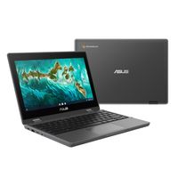 ASUS Chromebook Flip CR1 CR1100FKA-BP0103 29,5 cm (11.6") Touchscreen HD Intel® Celeron® N N4500 4 GB LPDDR4x-SDRAM 64 GB eMMC Wi-Fi 6 (802.11ax) ChromeOS Grijs - thumbnail