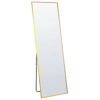 Beliani BEAUVAIS - Staande spiegel-Goud-Aluminium - thumbnail