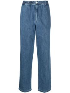 Marni jean droit à taille élastiquée - Bleu