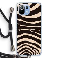 Arizona Zebra: Xiaomi Mi 11 Lite Transparant Hoesje met koord