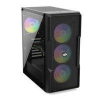 SilentiumPC Regnum RG6V EVO TG ARGB Midi Tower Zwart - thumbnail