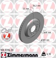 Remschijf Coat Z 100331620