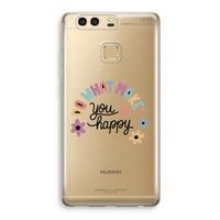 Happy days: Huawei P9 Transparant Hoesje