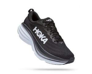 Hoka Bondi 8 wide hardloopschoenen zwart/wit heren 42 2-3