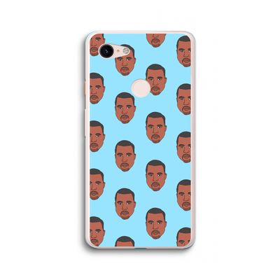 Kanye Call Me?: Google Pixel 3 XL Transparant Hoesje