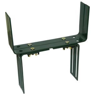 Geli Verstelbare muurbeugels - 2x - metaal - balkon haken - 12 t/m 23,5 cm - donkergroen