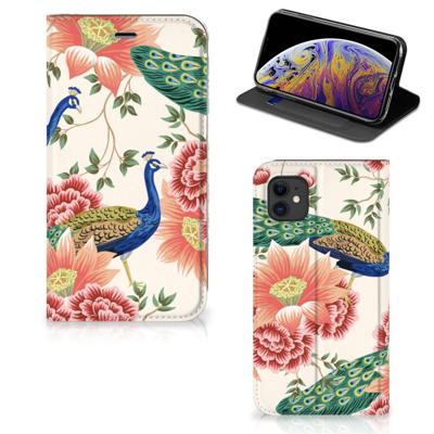 Smartphone hoesje voor Apple iPhone 11 Pink Peacock