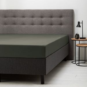 Fresh & Co Hoeslaken verkoelend Katoen 200 x 210/220 cm, Kleur: Truffel