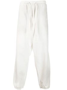 GUESS USA pantalon de jogging en coton à logo imprimé - Blanc