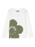 Kenzo Kids t-shirt à logo imprimé - Blanc