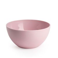 Kommetjes/schaaltjes - dessert/ontbijt - kunststof - D14 x H6 cm - roze