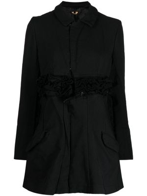 Comme Des Garçons Comme Des Garçons veste bomber à volants - Noir