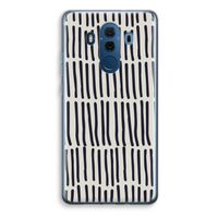 Moroccan stripes: Huawei Mate 10 Pro Transparant Hoesje