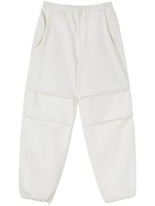 Jil Sander tapered cotton trousers - Blanc