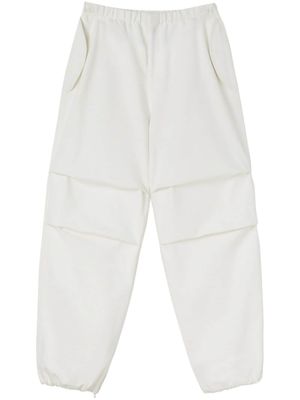 Jil Sander pantalon en coton à coupe fuselée - Blanc