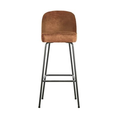 BePureHome Vogue barkruk H80 cognac leer