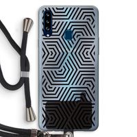 Magic pattern: Samsung Galaxy A20s Transparant Hoesje met koord