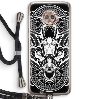 Oh Deer: Motorola Moto G6 Transparant Hoesje met koord