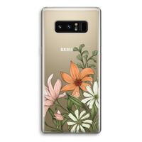 Floral bouquet: Samsung Galaxy Note 8 Transparant Hoesje