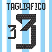 Tagliafico 3 (Officiële Argentinië 3 Sterren Bedrukking 2023-2024)