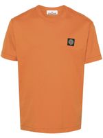 Stone Island t-shirt en coton à motif Compass - Orange