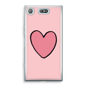 Hartje: Sony Xperia XZ1 Compact Transparant Hoesje