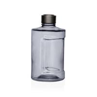 Waterfles Versa Blauw Glas Aluminium 900 ml 10 x 19 x 10 cm