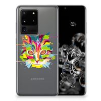 Samsung Galaxy S20 Ultra Telefoonhoesje met Naam Cat Color - thumbnail
