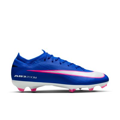 Nike Zoom Mercurial Vapor 16 Pro Gras Voetbalschoenen (FG) Blauw Wit Felroze
