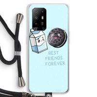 Best Friend Forever: Oppo A95 5G Transparant Hoesje met koord Best Friend Forever: Oppo A95 5G Transparant Hoesje met koord