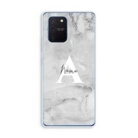 Ivory Marble: Samsung Galaxy Note 10 Lite Transparant Hoesje