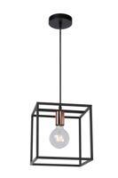 Lucide ARTHUR - Hanglamp - 1xE27 - Zwart