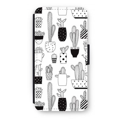 Cactusmotief: iPhone 8 Plus Flip Hoesje