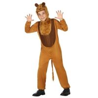 Dierenpak leeuw/leeuwen verkleed kostuum voor kinderen 140 (10-12 jaar)  -