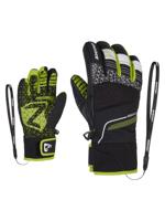 Ziener Lonzalo As Dames Handschoen Black/Lime 7