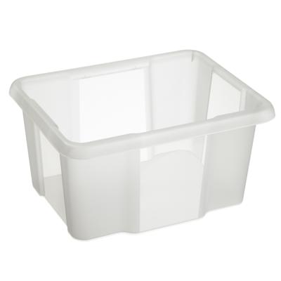 Sunware Opslagbox Nesta - kunststof - 24L - transparant - 42 x 33 x 22 cm