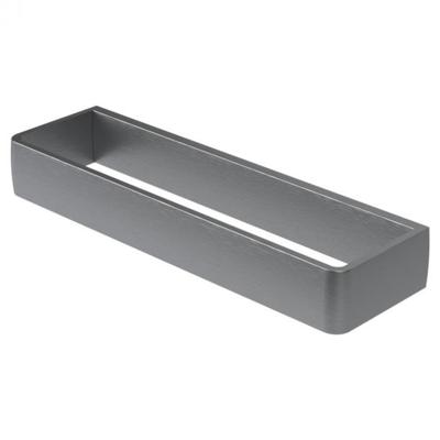 Enkele handdoekhouder Haceka Aline | Wandmontage | 25 cm | Aluminium | Rechthoekig | Mat grijs