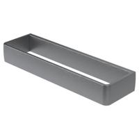 Enkele handdoekhouder Haceka Aline | Wandmontage | 25 cm | Aluminium | Rechthoekig | Mat grijs
