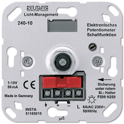 JUNG dimmer potmeter 240-10 basis 1-10V
