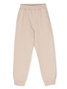 Monnalisa pantalon de jogging à ornements en cristal - Tons neutres