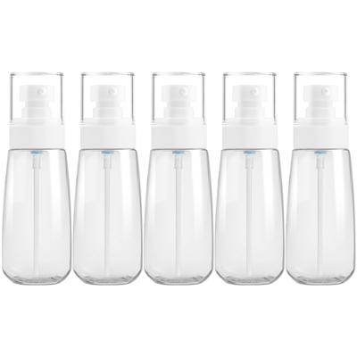 5 STKS reizen plastic flessen lekvrije draagbare reizen accessoires kleine flessen containers 100ml (transparant)